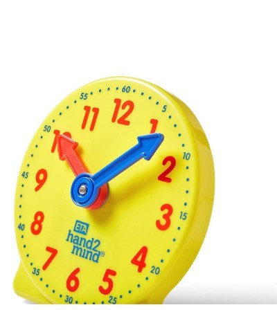 Mini Geared Clock Telling Time Teaching Clock Learn to Tell Time Clock Analog Learning Clock Clock for Kids Learning to Tell ...