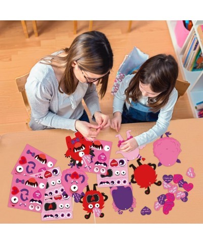 30Pcs Monster Craft Ornaments Kit for Kids DIY Monster Paper Craft Hanging Ornaments Make Your Own Monster Cards Hanging Deco...