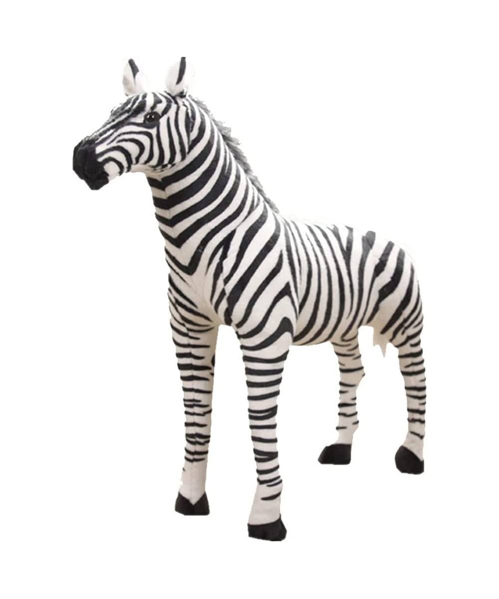 Soft Stuffed Plush Animal Pillow Realistic Zebra for Children's Birthday Gift Home Furnishings Sofa Cushion - 45cm $50.02 Kid...