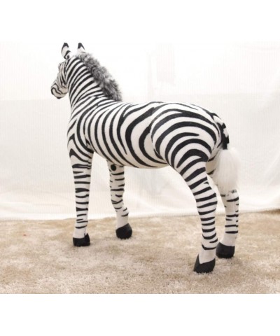 Soft Stuffed Plush Animal Pillow Realistic Zebra for Children's Birthday Gift Home Furnishings Sofa Cushion - 45cm $50.02 Kid...