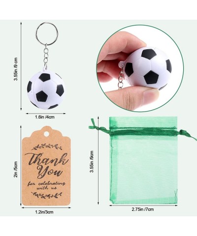 140 Pieces Soccer Party Favors Set Soccer Keychains Soccer Ball Stress Relieve Ball for Soccer Theme Birthday Party Supplies ...