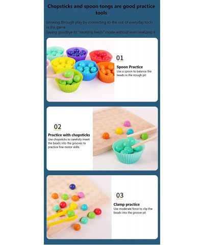 Kids Funny Rainbow Wooden Board Bead Game Wooden Peg Board Game Montessori Game Color Matching Sorting Learning Educational T...