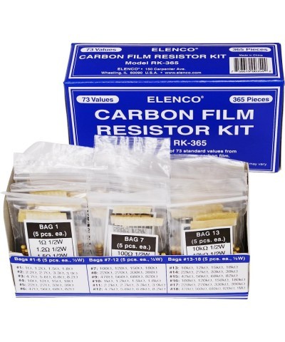 365 Piece Resistor Kit - RK-365 $34.37 Educational Science Kits