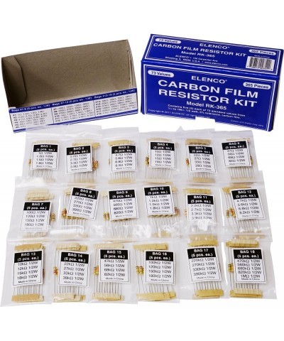 365 Piece Resistor Kit - RK-365 $34.37 Educational Science Kits