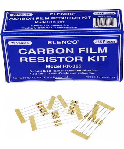 365 Piece Resistor Kit - RK-365 $34.37 Educational Science Kits