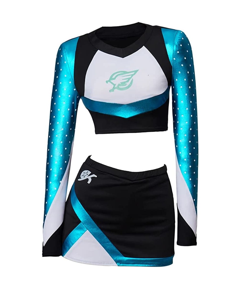 Maddy Cheerleading Outfit Maddy Costume Girls Cheer Leader Uniform Top Dress Sets $45.62 Kids' Costumes