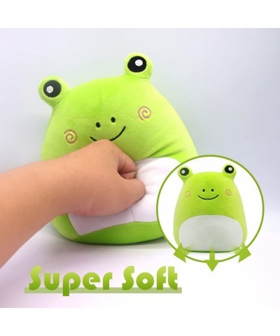 Frog Plush 8.5'' Frog Stuffed Animals Frog Plush Toy Frog plushie Soft Frog Pillow Lumbar Back Cushion Stuffed Frog Home Deco...