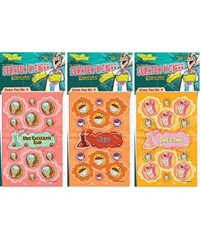 Dr. Stinky's Scratch N Sniff Stickers 3-Pack- Chili Mint Chocolate Chip Ice Cream Fruit Smoothie 81 Stickers (Series4) $15.77...