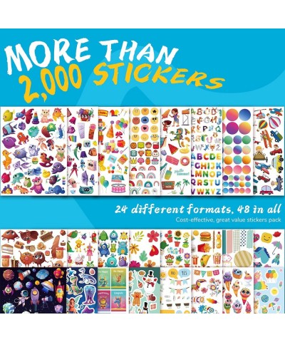 2000+ Amazing Stickers for Kids Various Themes Fun Craft Scrapbook Stickers Planners Gifts and Rewards DIY 48-Page Stickers f...