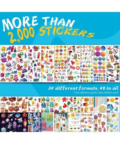 2000+ Amazing Stickers for Kids Various Themes Fun Craft Scrapbook Stickers Planners Gifts and Rewards DIY 48-Page Stickers f...