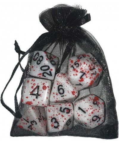 Blood Splatter Dice for Pen and Paper Role Playing Board Games DND Dungeons Dragons and More $26.54 Game Accessories