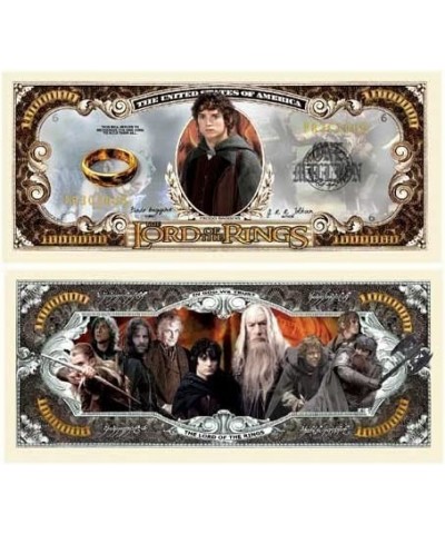 Lord of The Rings Million Dollar Bills - Pack of 5 - Best Gift for Fans of This Classic Movie Series $15.12 Gags & Practical ...