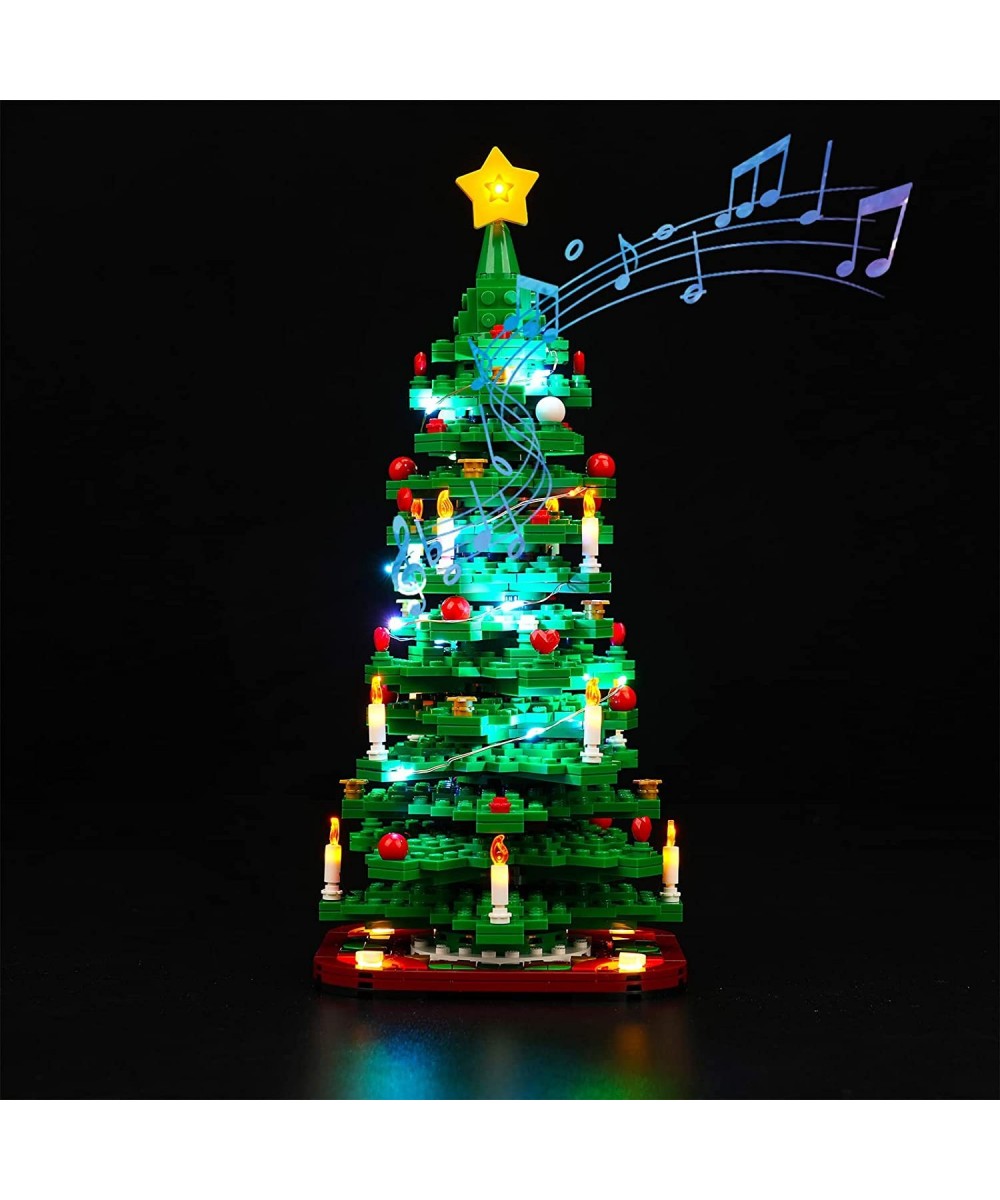 Lighting Kit with Music for Lego Christmas Tree 40573 Building Set Light Set Compatible with Lego 40573(NOT Included The Lego...