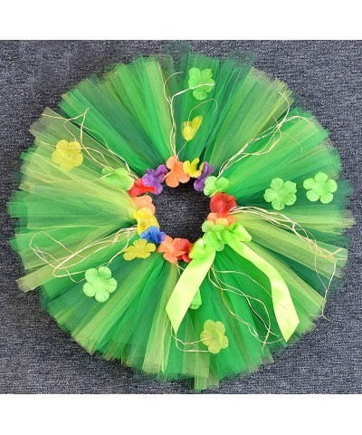 3pcs Hawaiian Hula Luau Tutu Set (2 Sizes: Girls Baby) Birthday Beach Party $39.14 Kids' Costumes