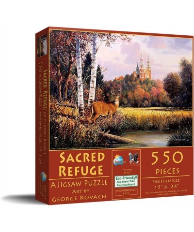 Sacred Refuge 550 pc Jigsaw Puzzle - - 75137 $23.66 Jigsaw Puzzles