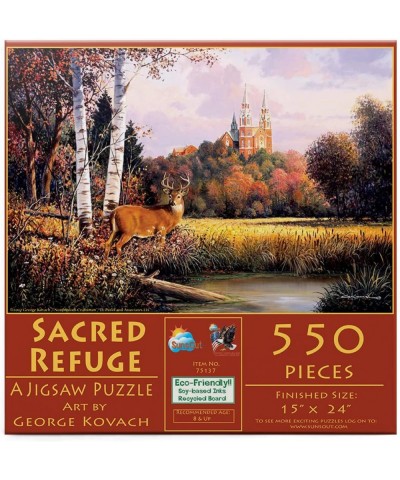 Sacred Refuge 550 pc Jigsaw Puzzle - - 75137 $23.66 Jigsaw Puzzles