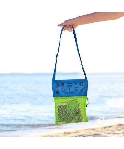 Shell Collecting Beach Bag (3 Pocket) $18.41 Sandboxes & Beach Toys