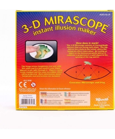 Toysmith: 3-D Mirascope 6" Instant Hologram Image Maker Includes a Plastic Frog to Display and Complete Instructions for Use ...