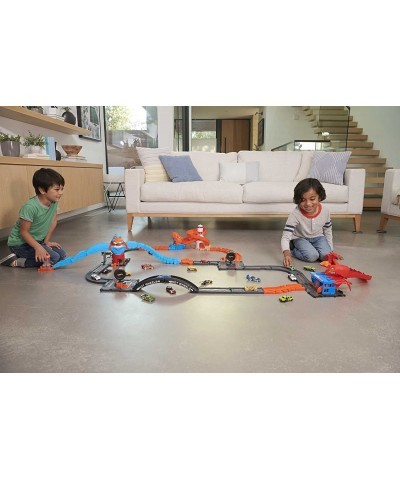 City Scorpion Flex Attack with 1 Toy Car Connects to Other Sets Bendable Tail Track Extends 2.5 Feet Gift for Kids 4 to 8 Yea...