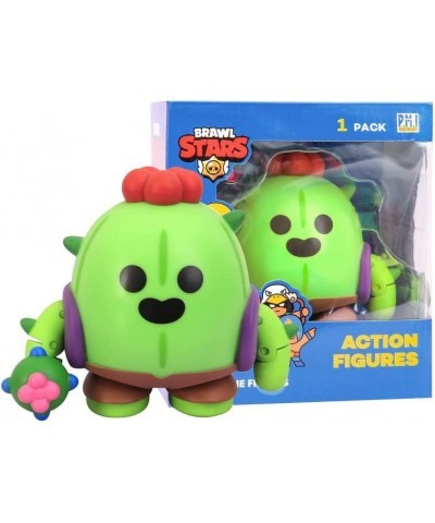 Brawl Stars Action Figure | Spike Cactus Figure | 4.5-Inch-Tall Collectibles | Brawl Stars Toy Figurine| Ofically Licensed To...