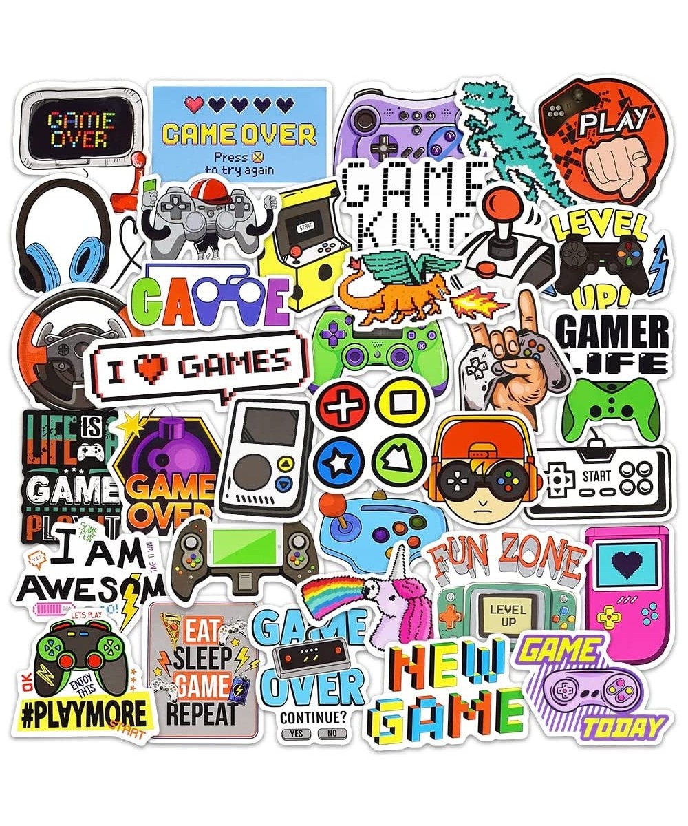 Gaming Stickers for Kids Water Bottles Video Gamer Stickers for Laptop Game Reward Vinyl Stickers Pack for Teachers $14.91 Ki...