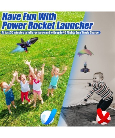 Rocket Launcher for Kids Motorized Air Rocket Toy for Ages 8-12 Launch Rocket up to 164 ft Fun Outdoor Toy Self-Launching Roc...