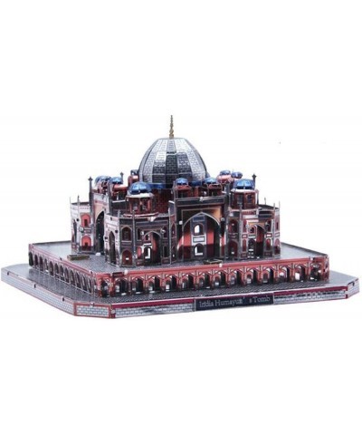 India Humayun's Tomb 3D Metal Puzzle Architecture DIY Assemble Model Building Kits Laser Cut Jigsaw Toys J049 $38.07 3-D Puzzles