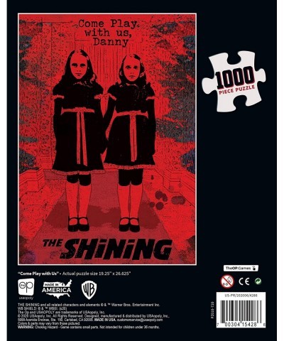 The Shining Come Play with Us 1000 Piece Jigsaw Puzzle | Officially Licensed The Shining Puzzle | Collectible Puzzle Featurin...