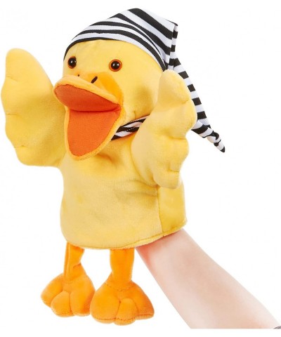 Duck Hand Puppet Vivid Plush Interactive Toy Yellow Hand Puppet with Movable Mouth- Hand Puppets for Kids All Ages 12.5inches...