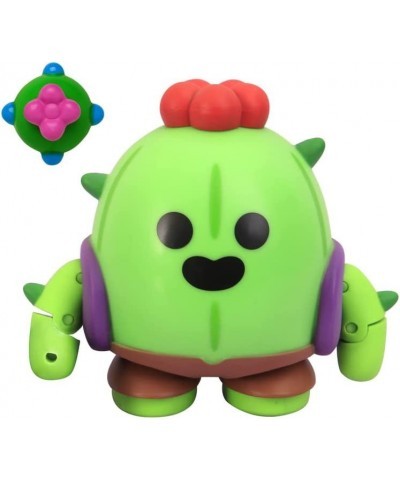 Brawl Stars Action Figure | Spike Cactus Figure | 4.5-Inch-Tall Collectibles | Brawl Stars Toy Figurine| Ofically Licensed To...