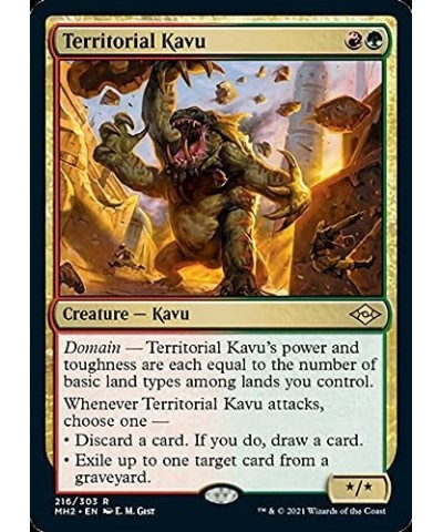 Magic: the Gathering - Territorial KAVU (216) - Modern Horizons 2 $11.20 Trading Cards & Accessories