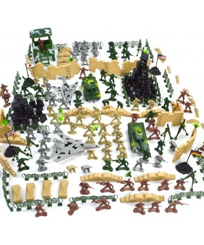 250PCS Army Men Military Set Military Figures and Accessories with Hand Bag World War II Army Men Toys for Boys $42.75 Play F...