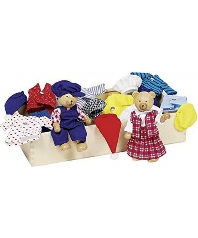 Flexible Puppets Bears Benna & Bennoh with Wardrobe Doll Multicolor (51914) $68.11 Hand Puppets