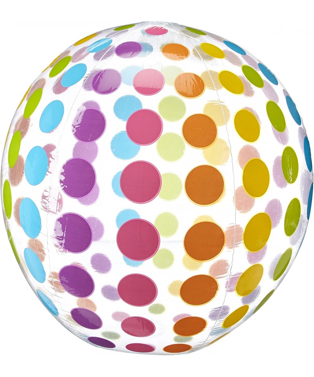 Jumbo Inflatable Colorful Polka Dot Giant Beach Ball (Set of 2) | 59065EP $29.97 Swimming Pool & Outdoor Water Toys