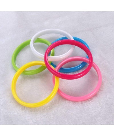 Plastic Bangle Bracelets Candy Color Bracelet Party Favors Pack for Birthday Party 12pcs (Random Color) $16.44 Kids' Dress-Up...