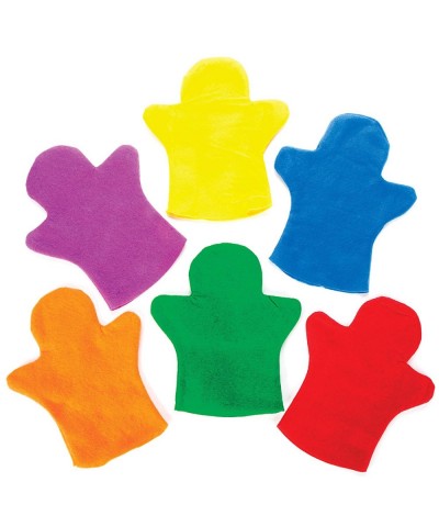 E9903 Make Your Own Puppet - Pack of 6 Felt Crafts for Children to Paint Personalise and Use for Arts Projects $17.56 Hand Pu...