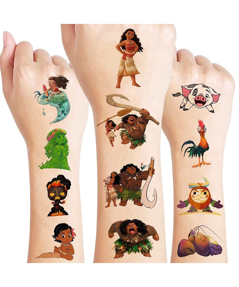 Hawaii Temporary Tattoos Birthday Party Supplies Decorations 96PCS Movie Tattoos Stickers Cute Party Favors Kids Boys Girls G...