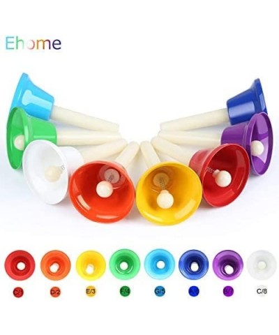 Handbells 8 Note Hand Bells Set with Songbook Early Learning Toys for Toddlers Percussion Instrument for Birthday Classroom P...