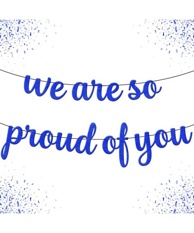 Felt We Are So Proud Of You Banner - 10 Feet No DIY | We Are Proud Of You Banner Graduation Party Decorations 2023 | Graduati...