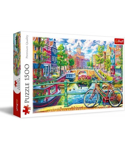 1500 Piece Jigsaw Puzzles Amsterdam Canal Colorful Puzzle of The Netherlands European Puzzle Adult Puzzles 26149 $20.91 Jigsa...