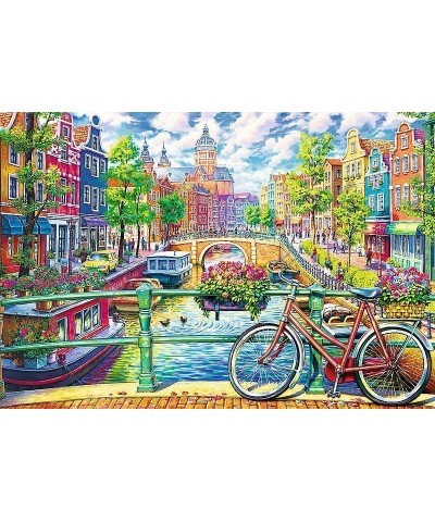 1500 Piece Jigsaw Puzzles Amsterdam Canal Colorful Puzzle of The Netherlands European Puzzle Adult Puzzles 26149 $20.91 Jigsa...