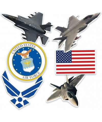 U.S. Air Force F-22 & F-35 Fighter Jet and Logos Collectible Stickers $17.77 Kids' Stickers