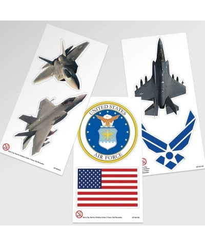 U.S. Air Force F-22 & F-35 Fighter Jet and Logos Collectible Stickers $17.77 Kids' Stickers