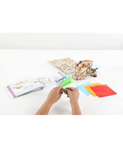 Hydraulic Plane Launcher Wooden Model Engineering STEM Learning Toy for Kids Ages 6 and Up $49.97 Educational Science Kits