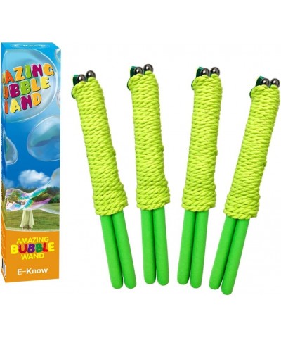 Bubble Wand 4 Pack Giant Bubble Wand Outdoor Toy for Kids Recyclable Stainless Steel Telescopic Design Bubble Party Favors Wo...