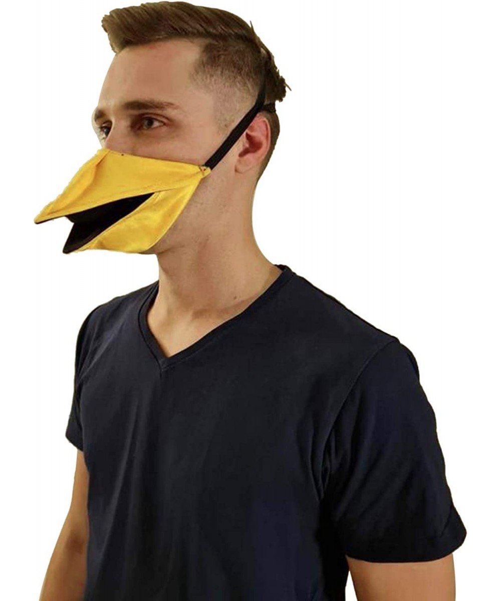 Duckbill Mask Handmade Duck Mask Halloween Bird Beak Mask Talking Face Cover Open and Close $24.17 Kids' Dress-Up Accessories