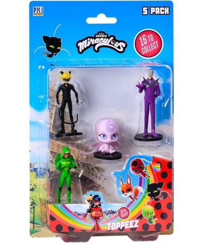 Miraculous Ladybug Collectible Figures | 5 Miraculous Ladybug Figures Out of 16 Collectibles in 1 Pack | 4 Figures and 1 Hidd...