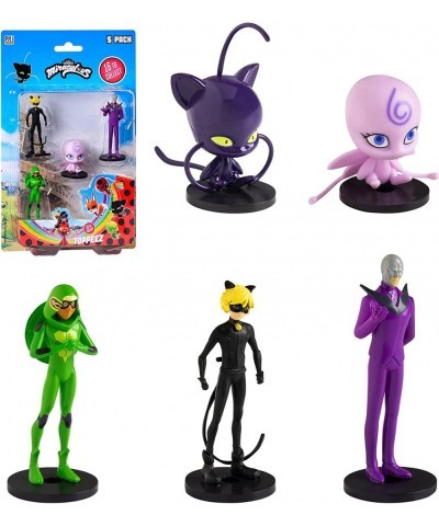 Miraculous Ladybug Collectible Figures | 5 Miraculous Ladybug Figures Out of 16 Collectibles in 1 Pack | 4 Figures and 1 Hidd...