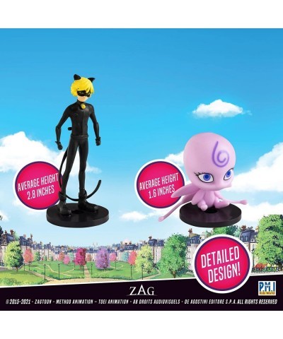 Miraculous Ladybug Collectible Figures | 5 Miraculous Ladybug Figures Out of 16 Collectibles in 1 Pack | 4 Figures and 1 Hidd...