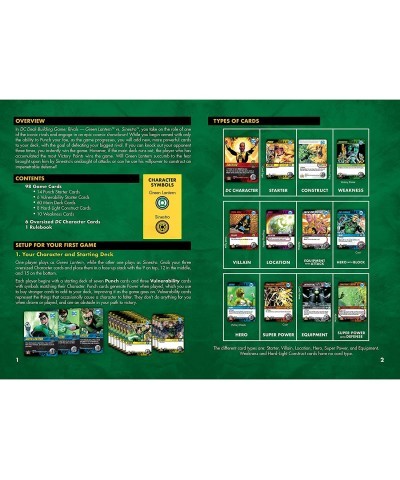 DC Deck Building Game Rivals - Green Lantern vs Sinestro $45.79 Board Games